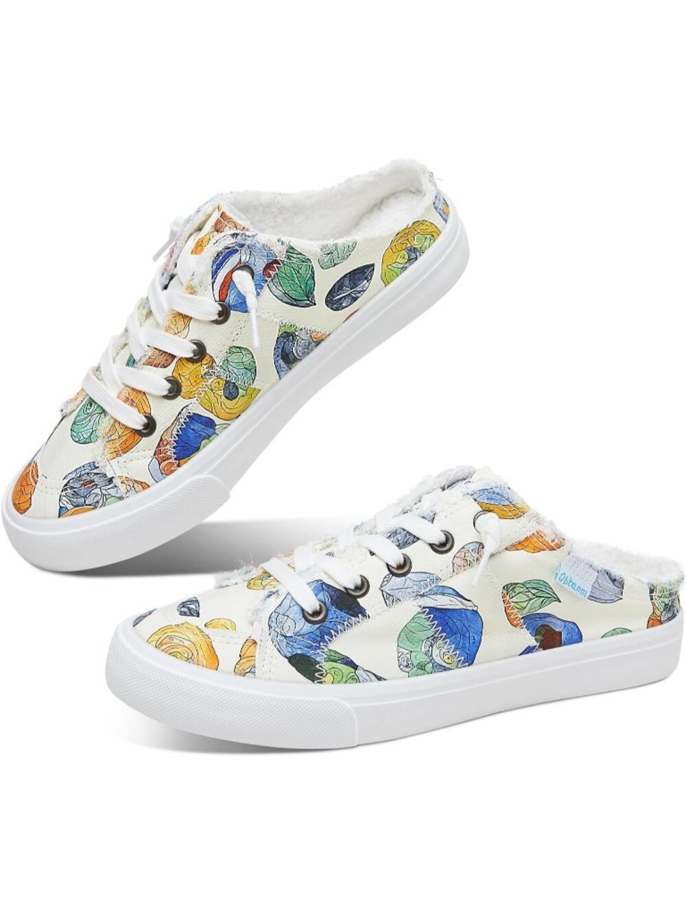 🆕Women's Multi 1 Canvas Mules Memory Foam Clipper Sneakers Casual Comfortable